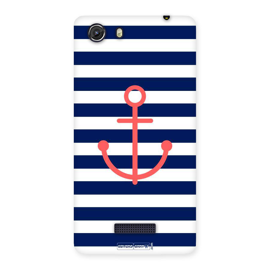Anchor Stripes Back Case for Micromax Unite 3