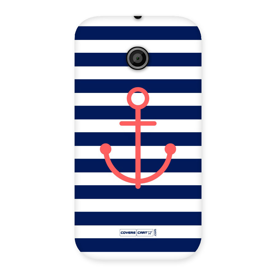 Anchor Stripes Back Case for Moto E