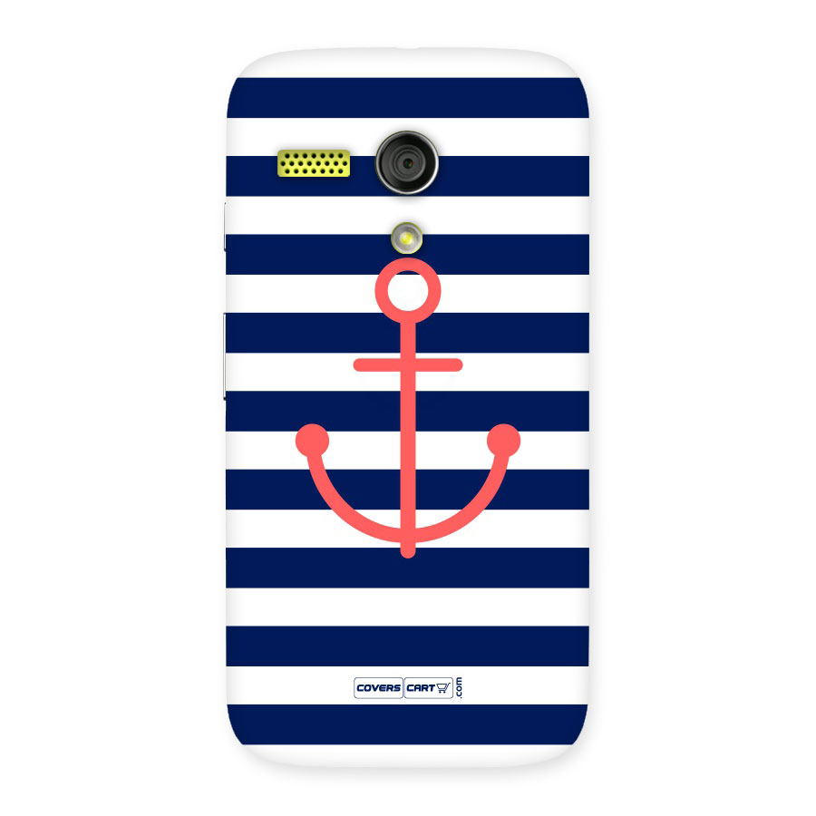 Anchor Stripes Back Case for Moto G