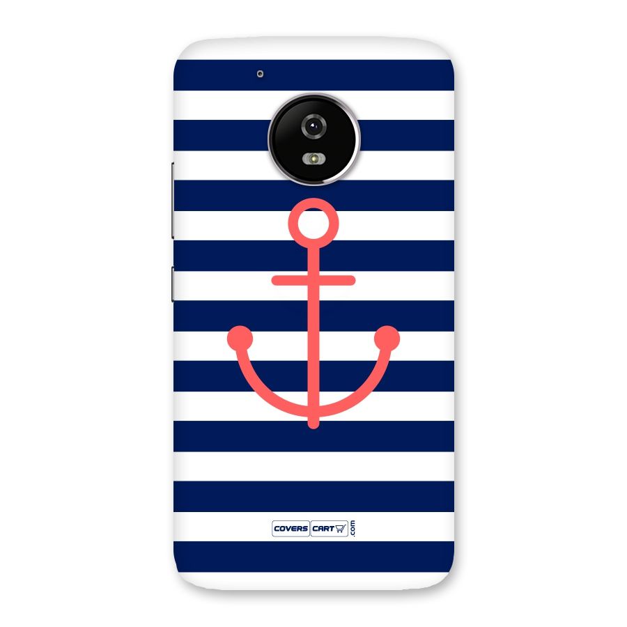 Anchor Stripes Back Case for Moto G5