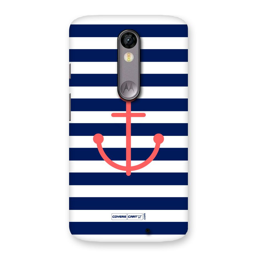 Anchor Stripes Back Case for Moto X Force