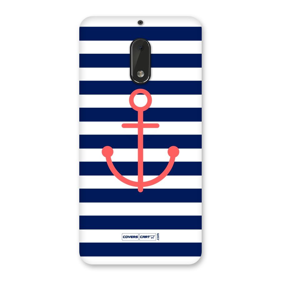 Anchor Stripes Back Case for Nokia 6