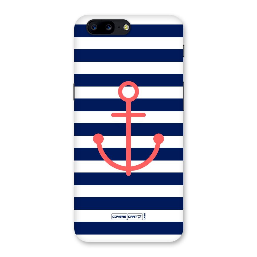 Anchor Stripes Back Case for OnePlus 5