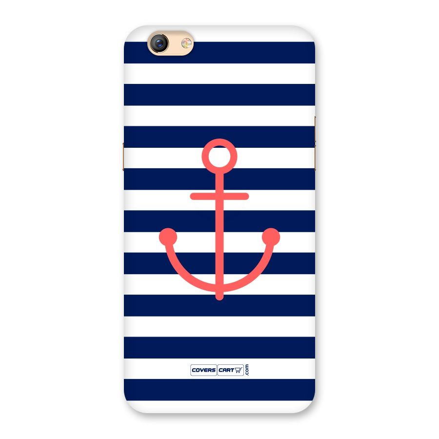 Anchor Stripes Back Case for Oppo F3 Plus