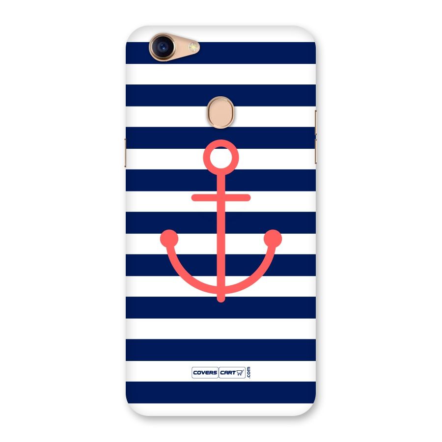 Anchor Stripes Back Case for Oppo F5