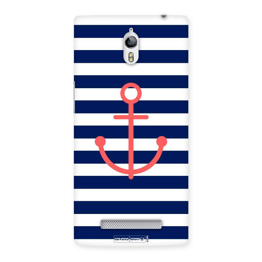 Anchor Stripes Back Case for Oppo Find 7