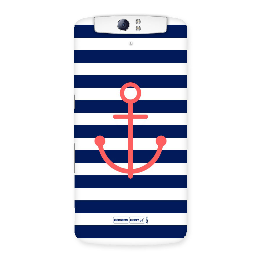 Anchor Stripes Back Case for Oppo N1