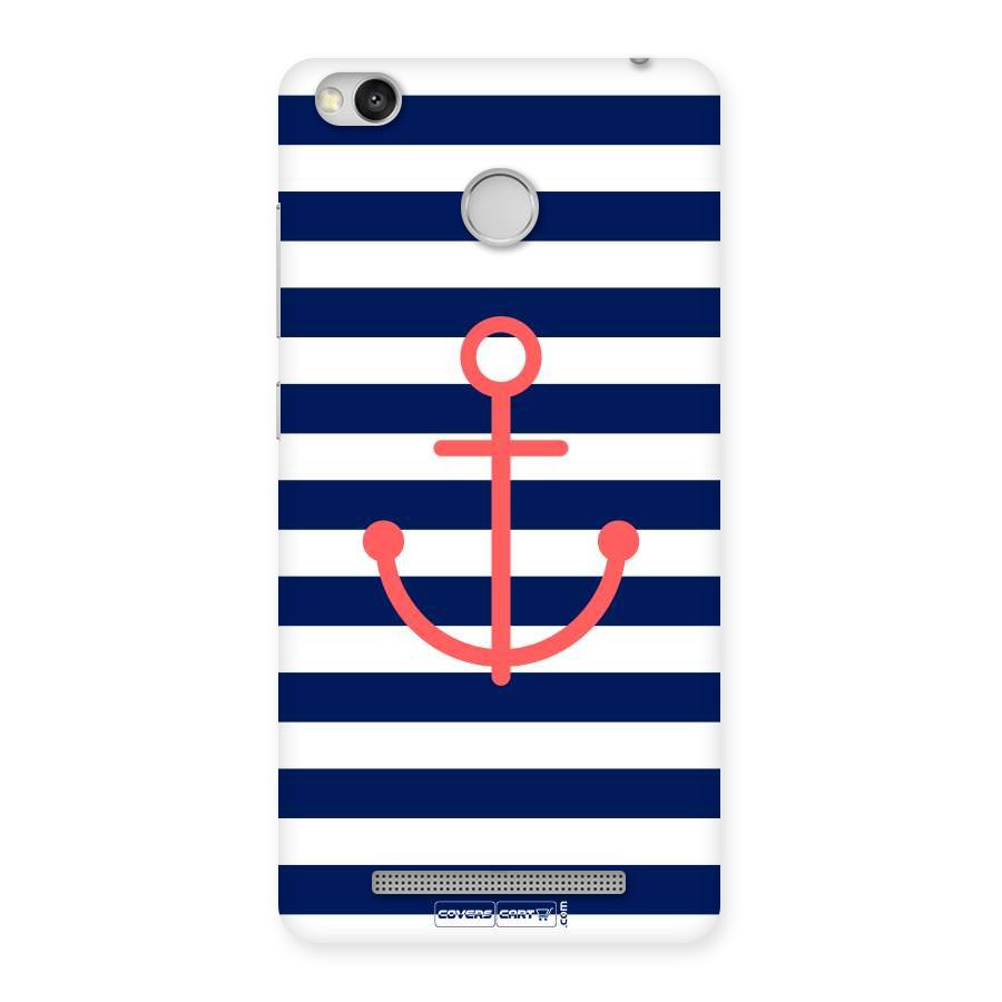 Anchor Stripes Back Case for Redmi 3S Prime