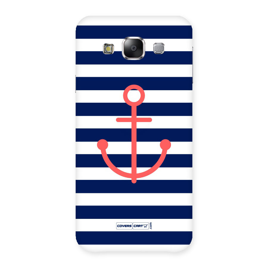 Anchor Stripes Back Case for Samsung Galaxy E5