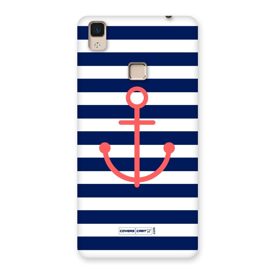 Anchor Stripes Back Case for V3 Max
