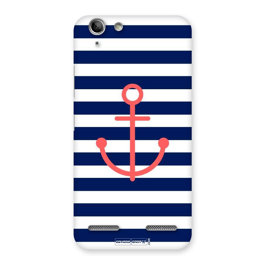 Anchor Stripes Back Case for Vibe K5 Plus