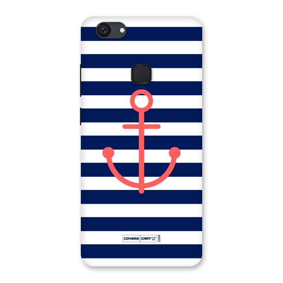 Anchor Stripes Back Case for Vivo V7 Plus