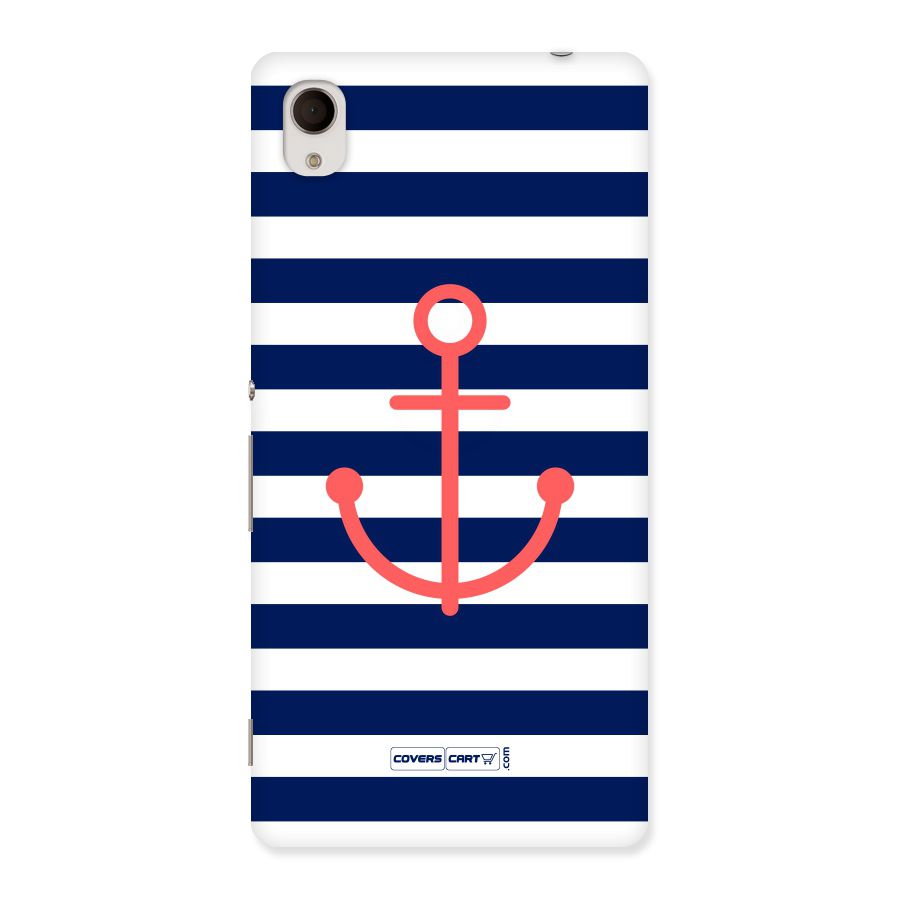 Anchor Stripes Back Case for Xperia M4 Aqua