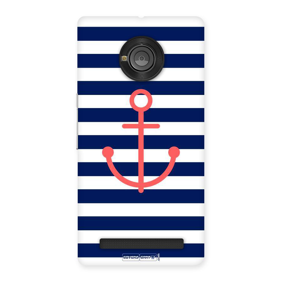 Anchor Stripes Back Case for YU Yunique