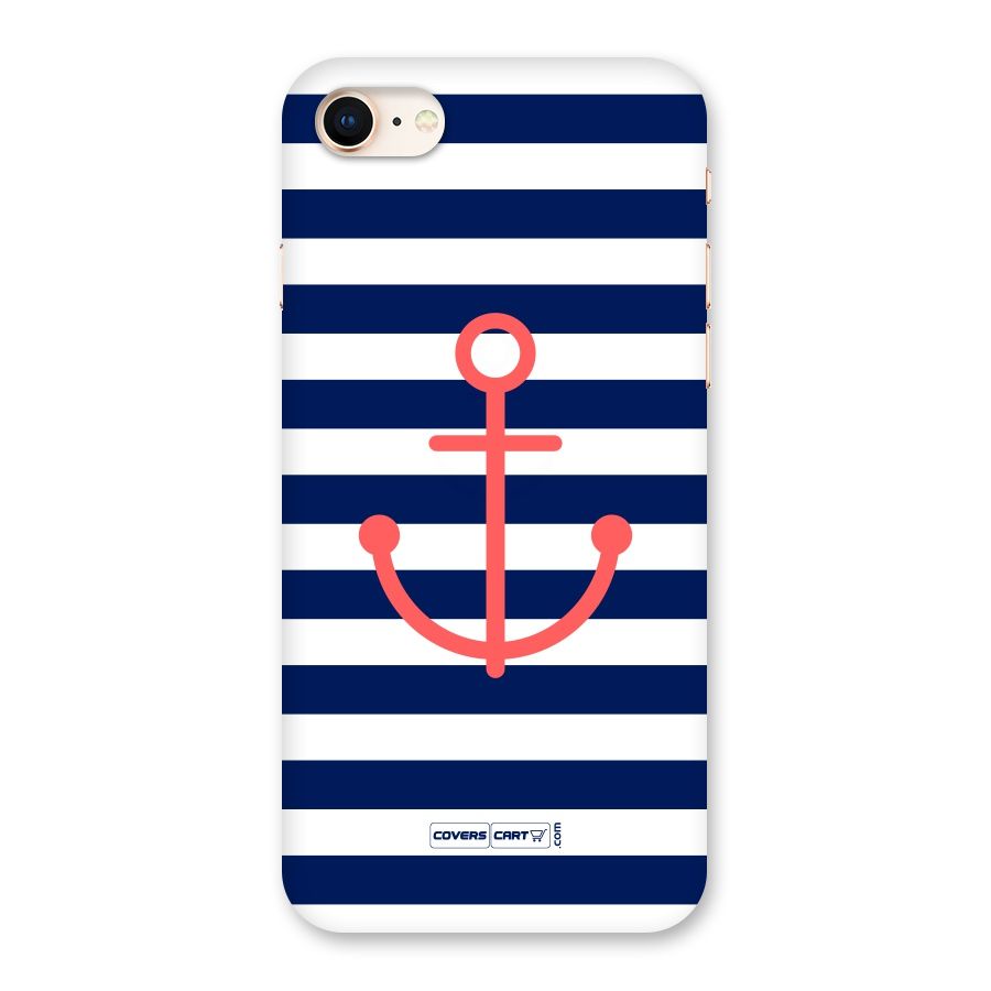 Anchor Stripes Back Case for iPhone 8