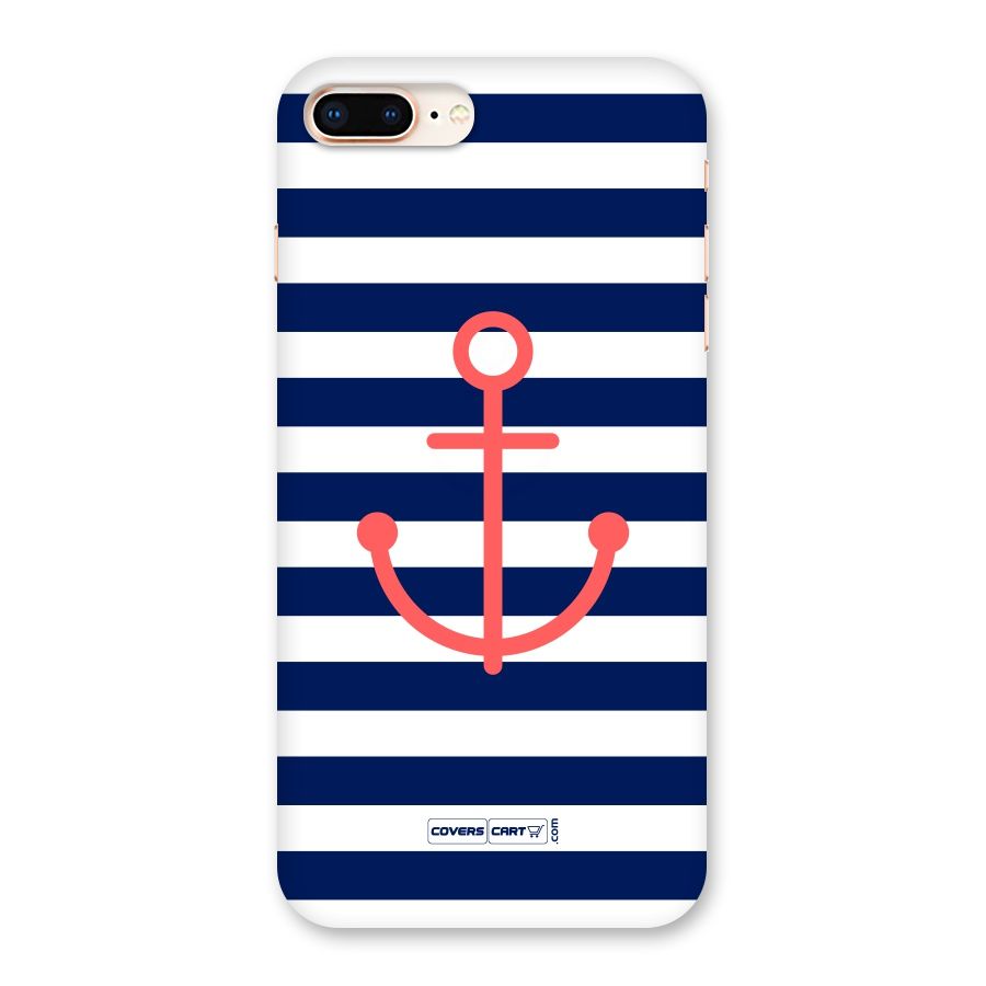 Anchor Stripes Back Case for iPhone 8 Plus