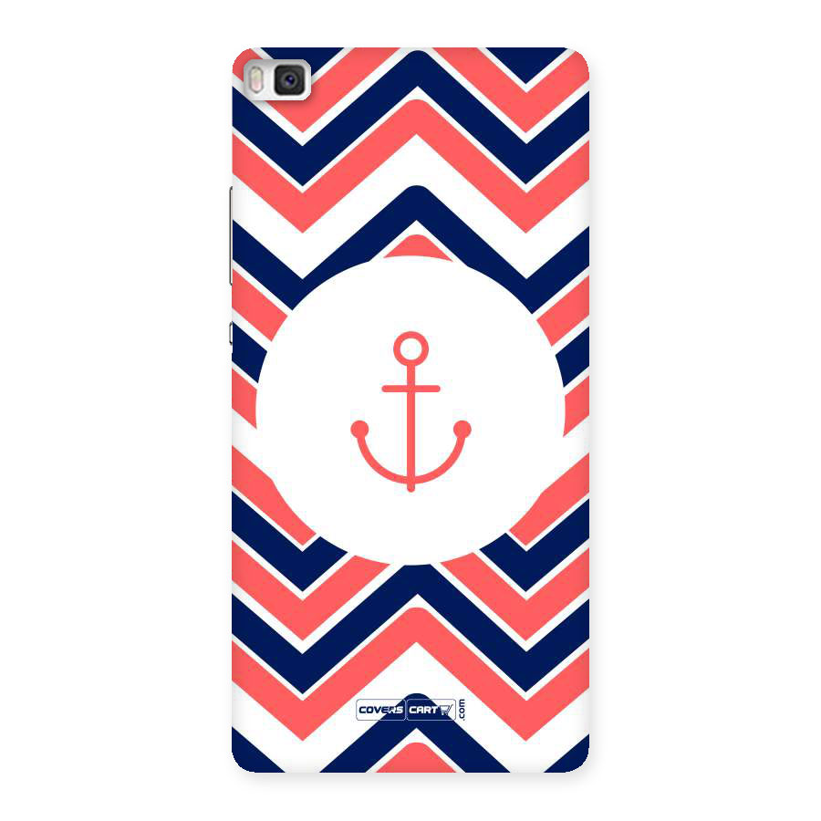 Anchor Zig Zag Back Case for Huawei P8