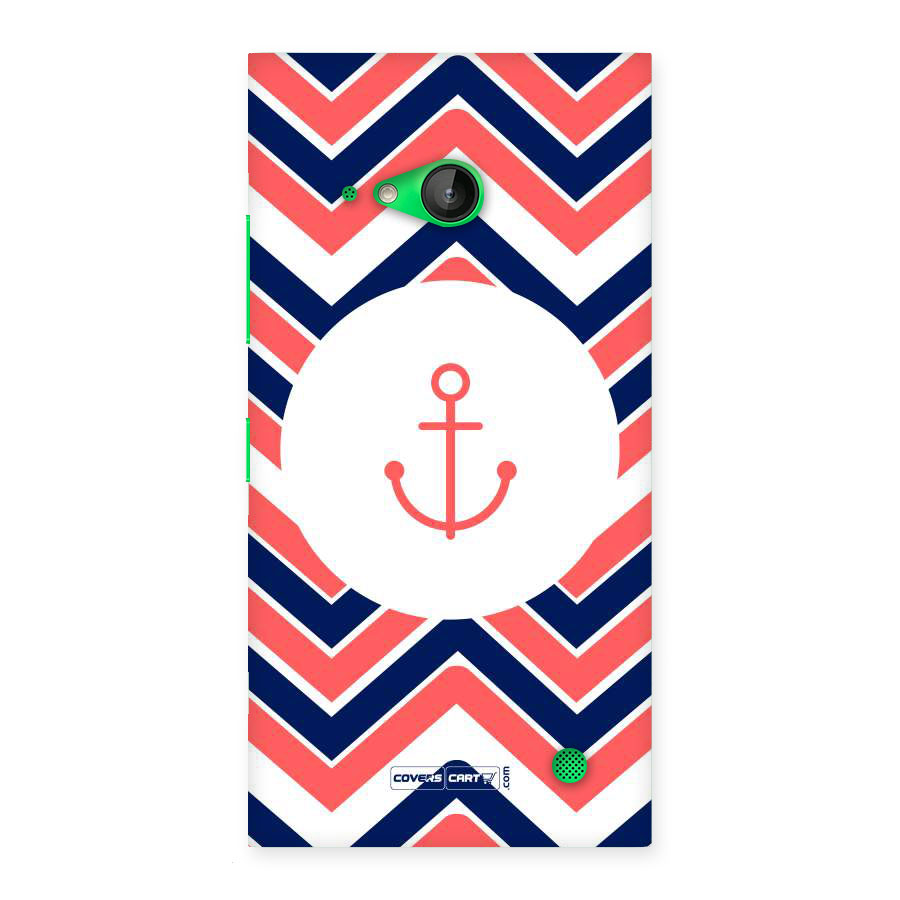 Anchor Zig Zag Back Case for Lumia 730