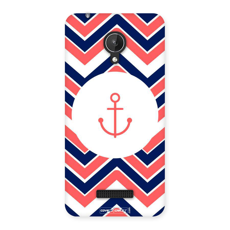 Anchor Zig Zag Back Case for Micromax Canvas Spark Q380