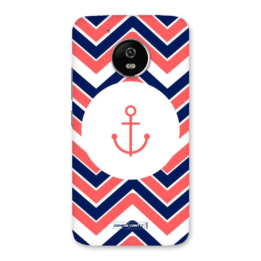 Anchor Zig Zag Back Case for Moto G5
