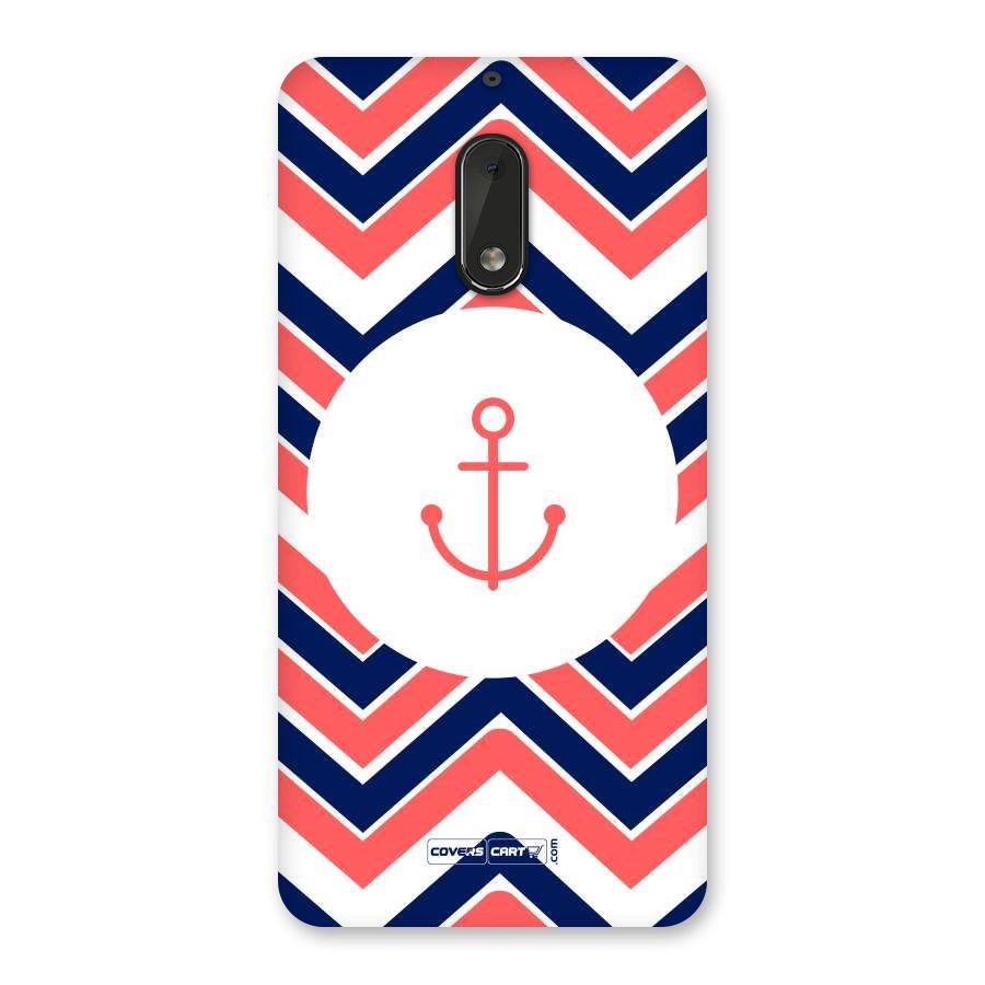 Anchor Zig Zag Back Case for Nokia 6