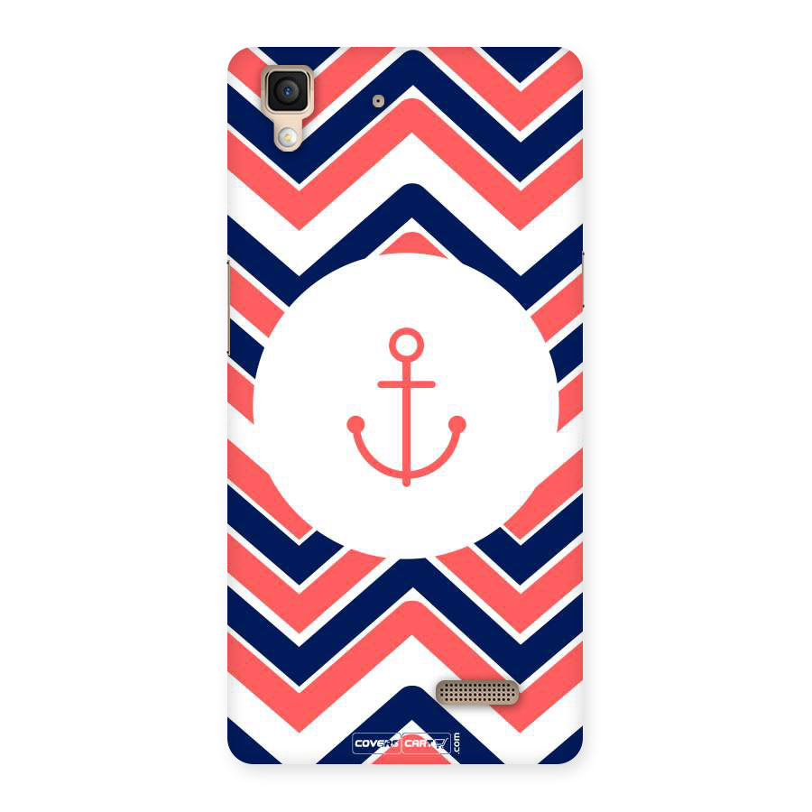 Anchor Zig Zag Back Case for Oppo R7