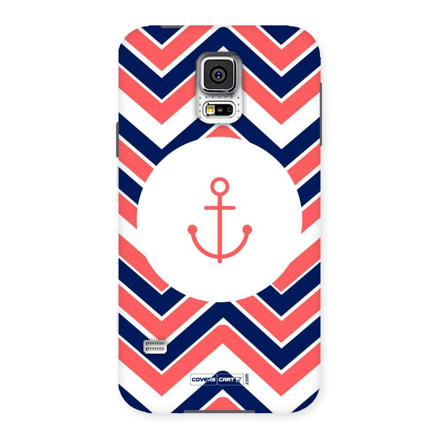Anchor Zig Zag Back Case for Samsung Galaxy S5