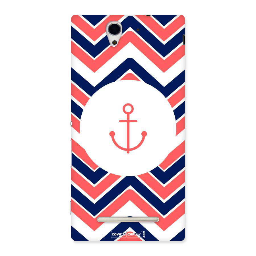 Anchor Zig Zag Back Case for Sony Xperia C3