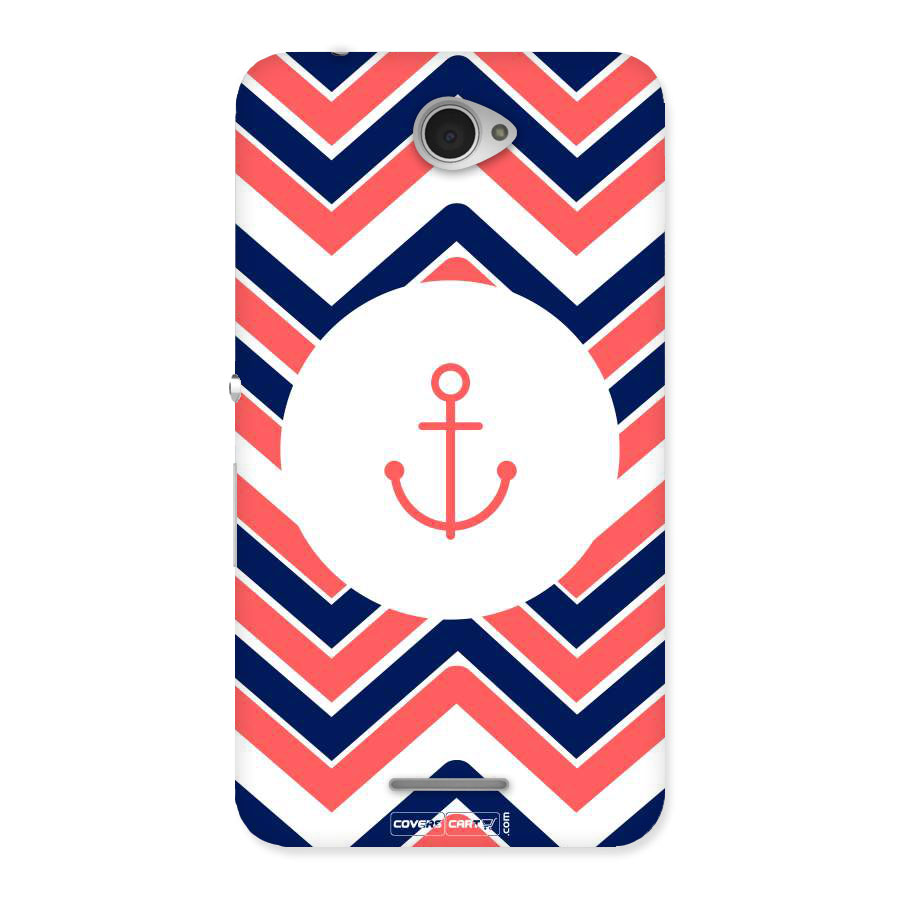 Anchor Zig Zag Back Case for Sony Xperia E4