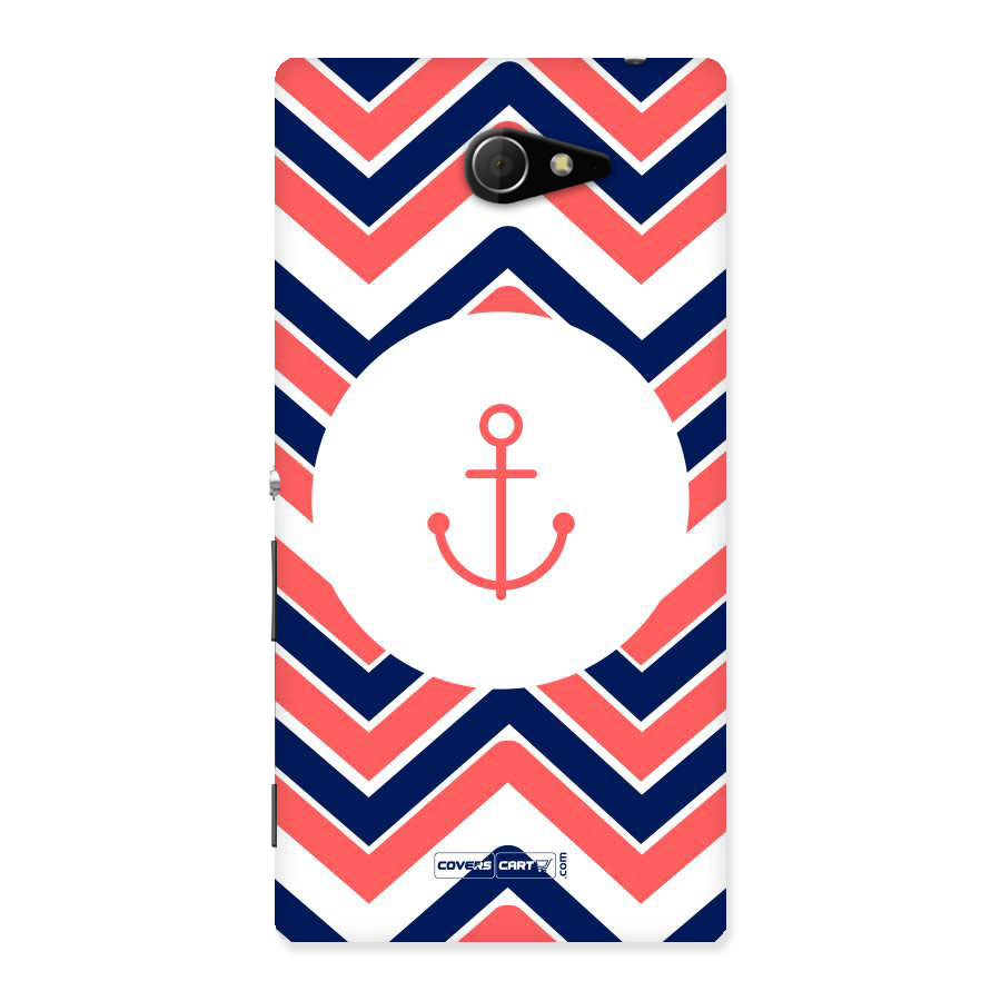 Anchor Zig Zag Back Case for Sony Xperia M2