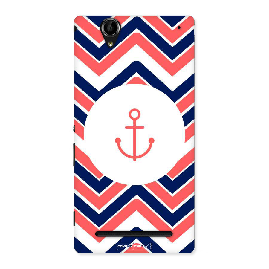 Anchor Zig Zag Back Case for Sony Xperia T2