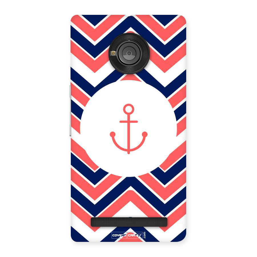 Anchor Zig Zag Back Case for Yu Yuphoria