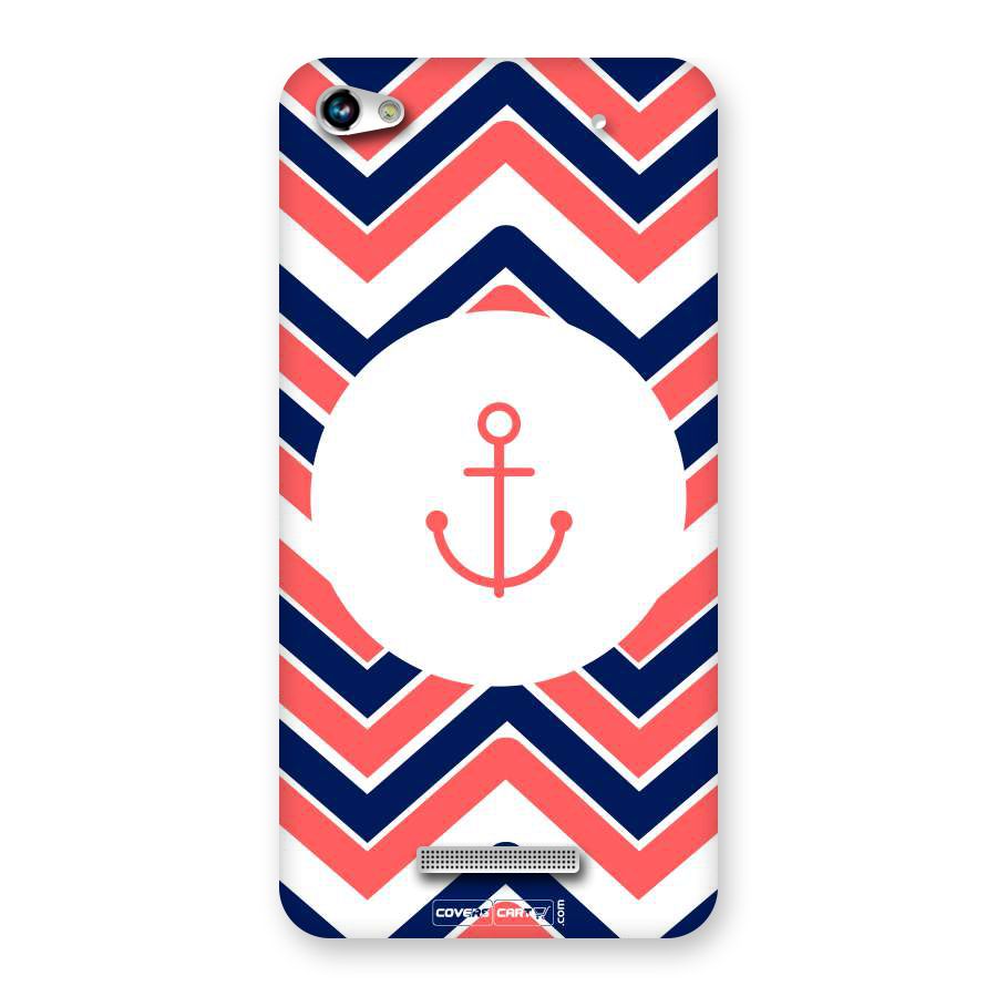 Anchor Zig Zag Back Case for Canvas Hue 2 A316