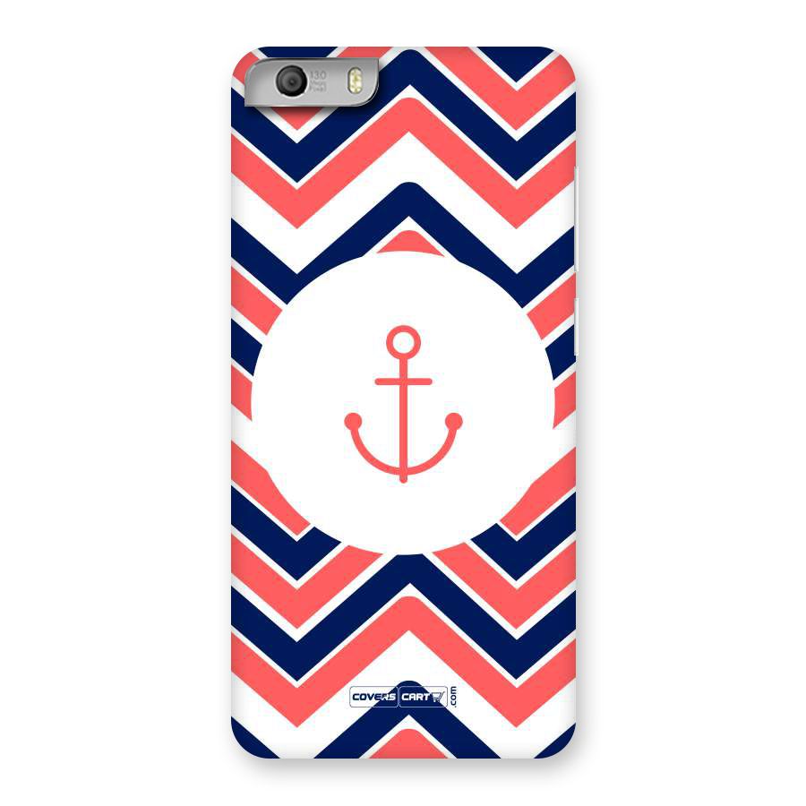 Anchor Zig Zag Back Case for Canvas Knight 2