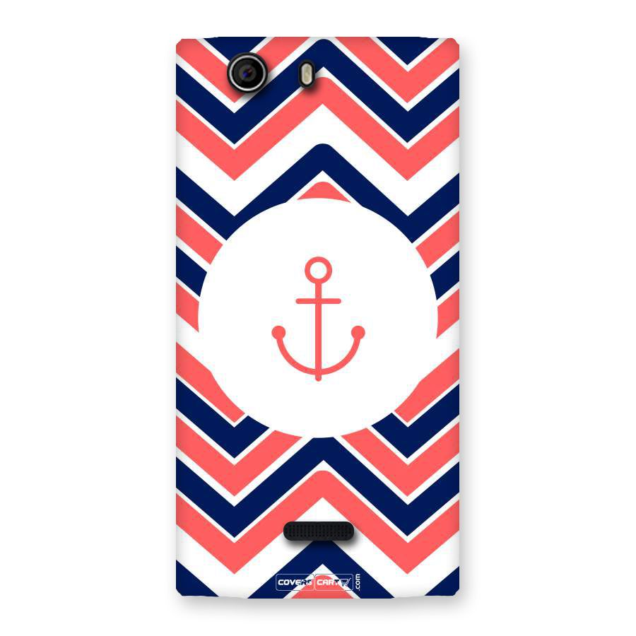 Anchor Zig Zag Back Case for Canvas Nitro 2