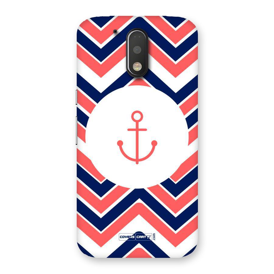 Anchor Zig Zag Back Case for Motorola Moto G4 Plus