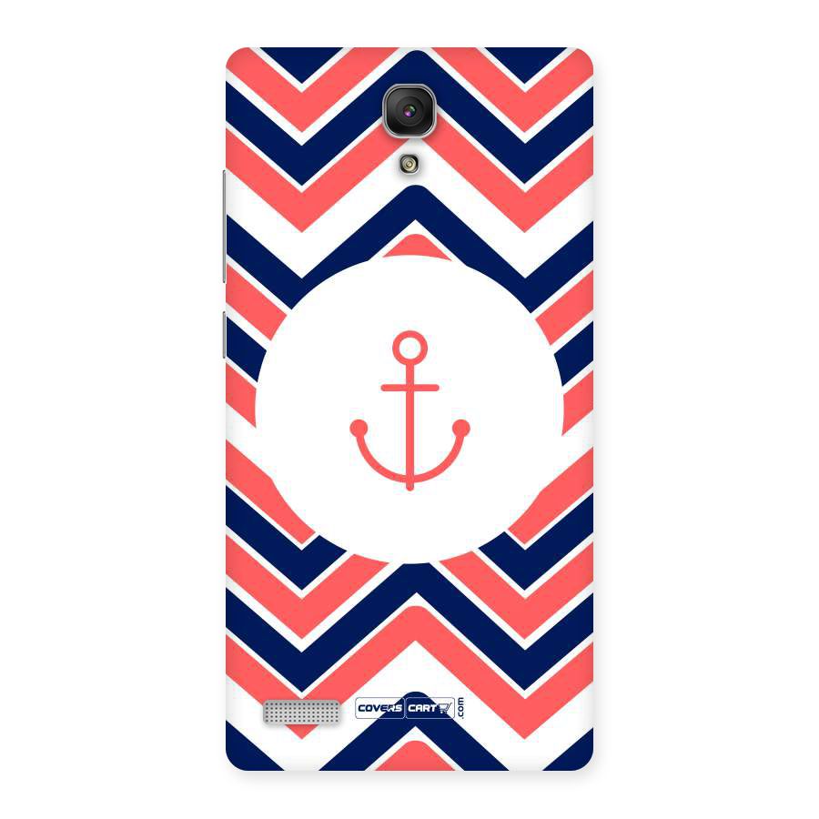 Anchor Zig Zag Back Case for Redmi Note Prime