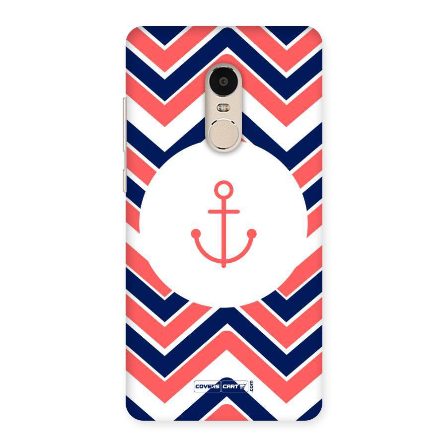Anchor Zig Zag Back Case for Xiaomi Redmi Note 4
