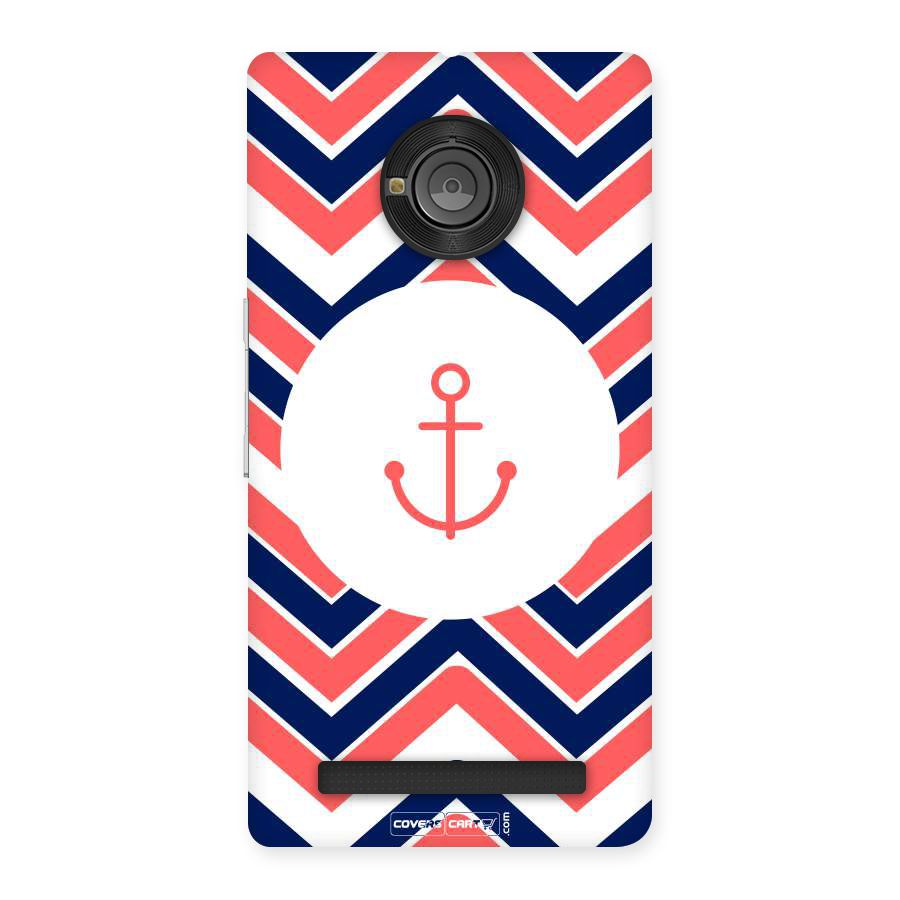 Anchor Zig Zag Back Case for YU Yunique