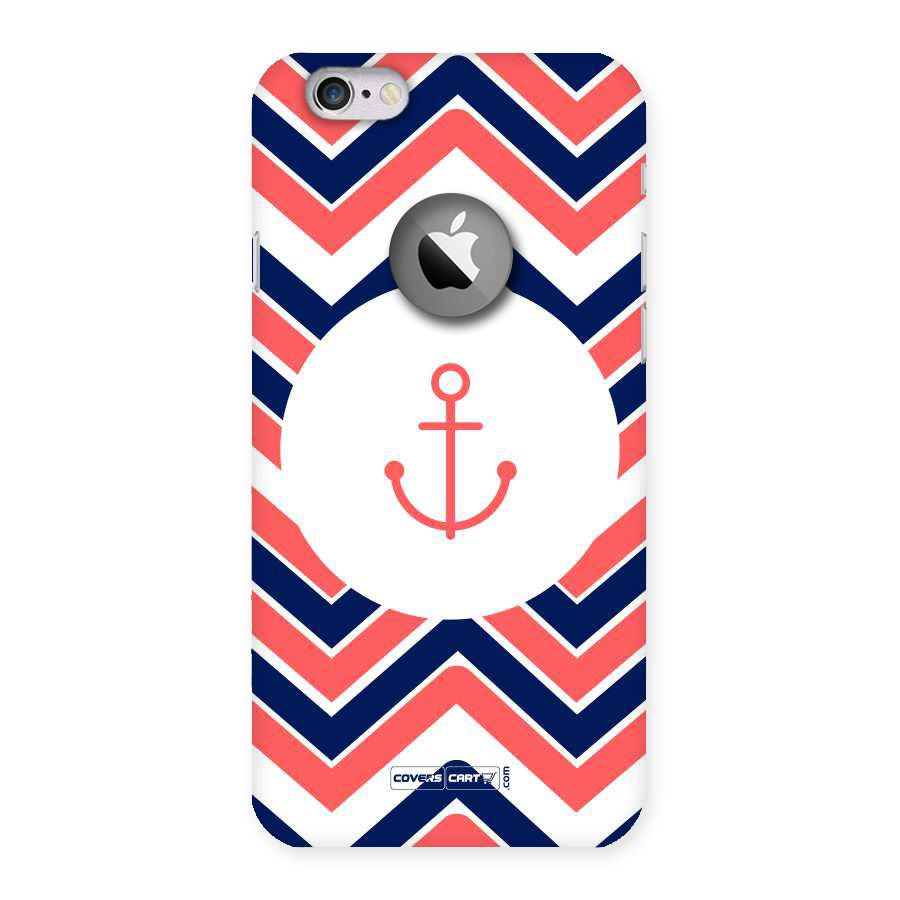 Anchor Zig Zag Back Case for iPhone 6 Logo Cut