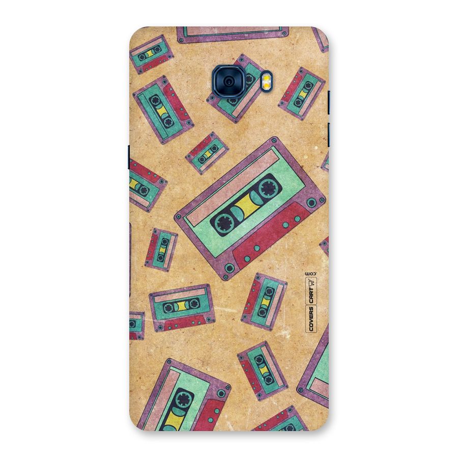 Ancient Cassettes Back Case for Galaxy C7 Pro
