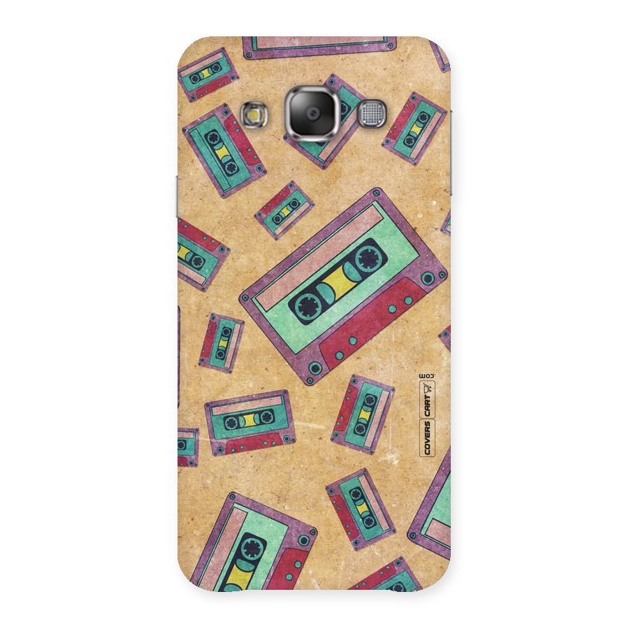 Ancient Cassettes Back Case for Galaxy E7