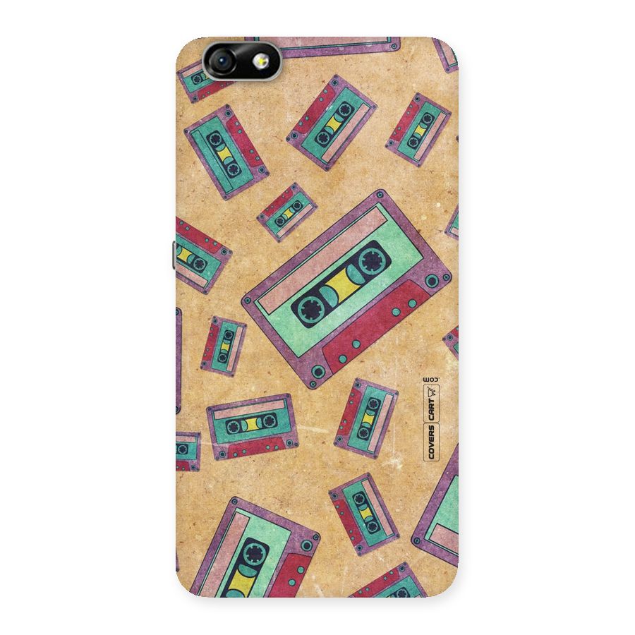 Ancient Cassettes Back Case for Honor 4X