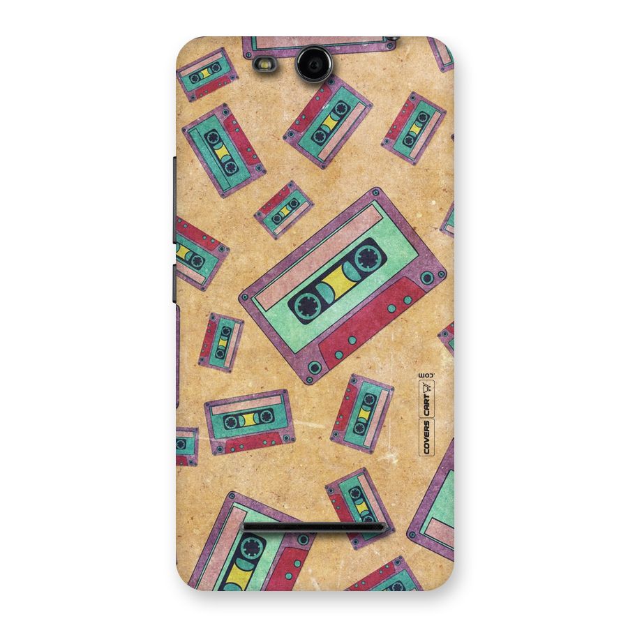 Ancient Cassettes Back Case for Micromax Canvas Juice 3 Q392