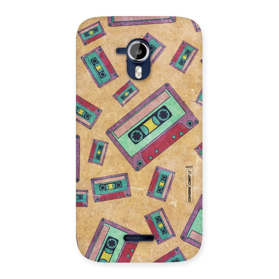 Ancient Cassettes Back Case for Micromax Canvas Magnus A117