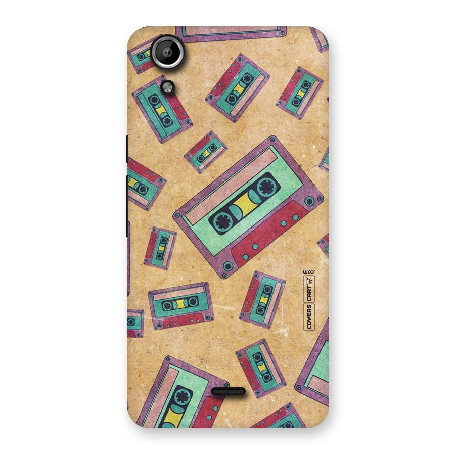 Ancient Cassettes Back Case for Micromax Canvas Selfie Lens Q345