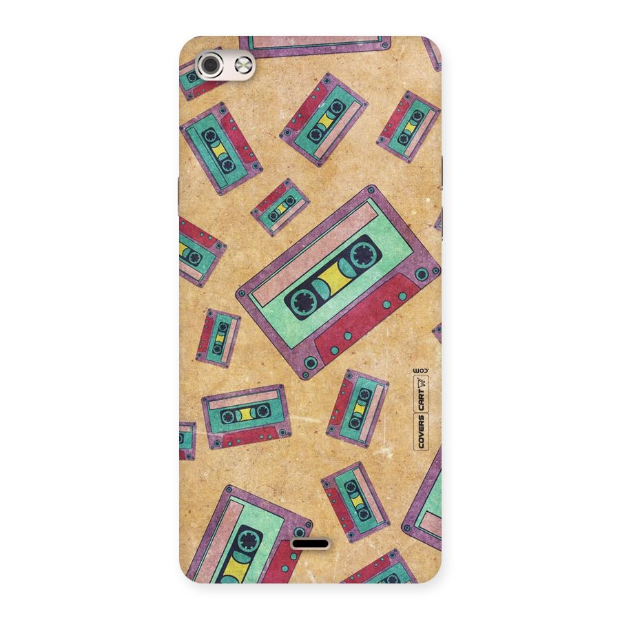 Ancient Cassettes Back Case for Micromax Canvas Silver 5