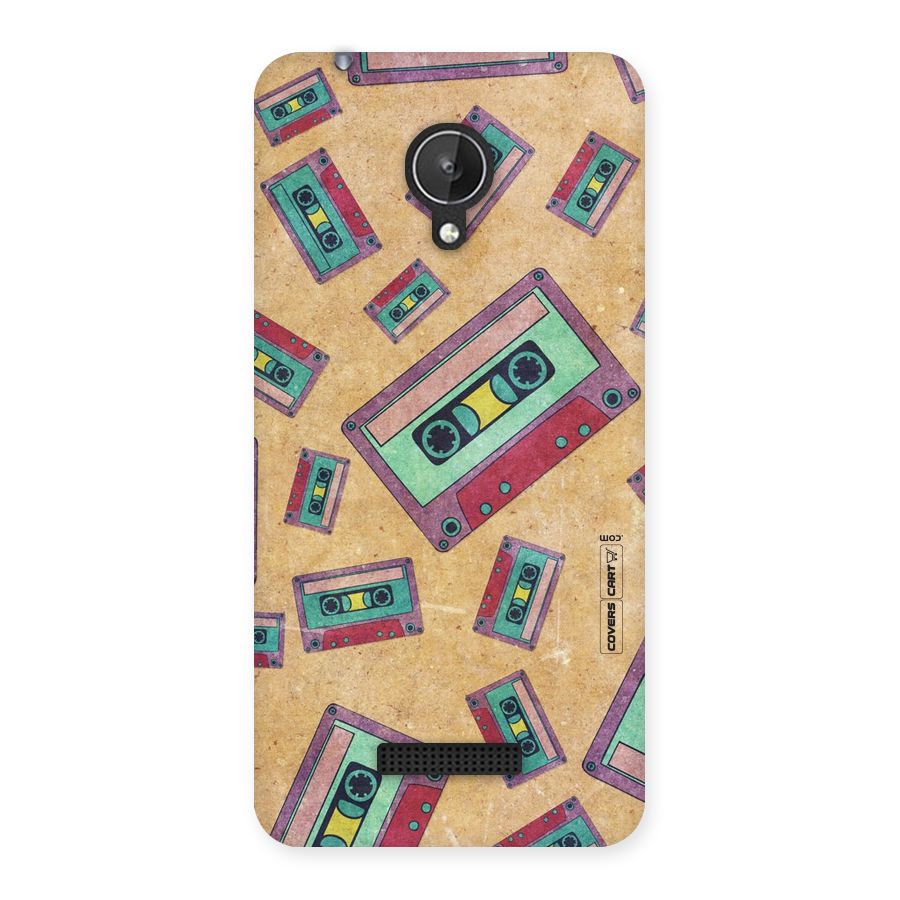 Ancient Cassettes Back Case for Micromax Canvas Spark Q380