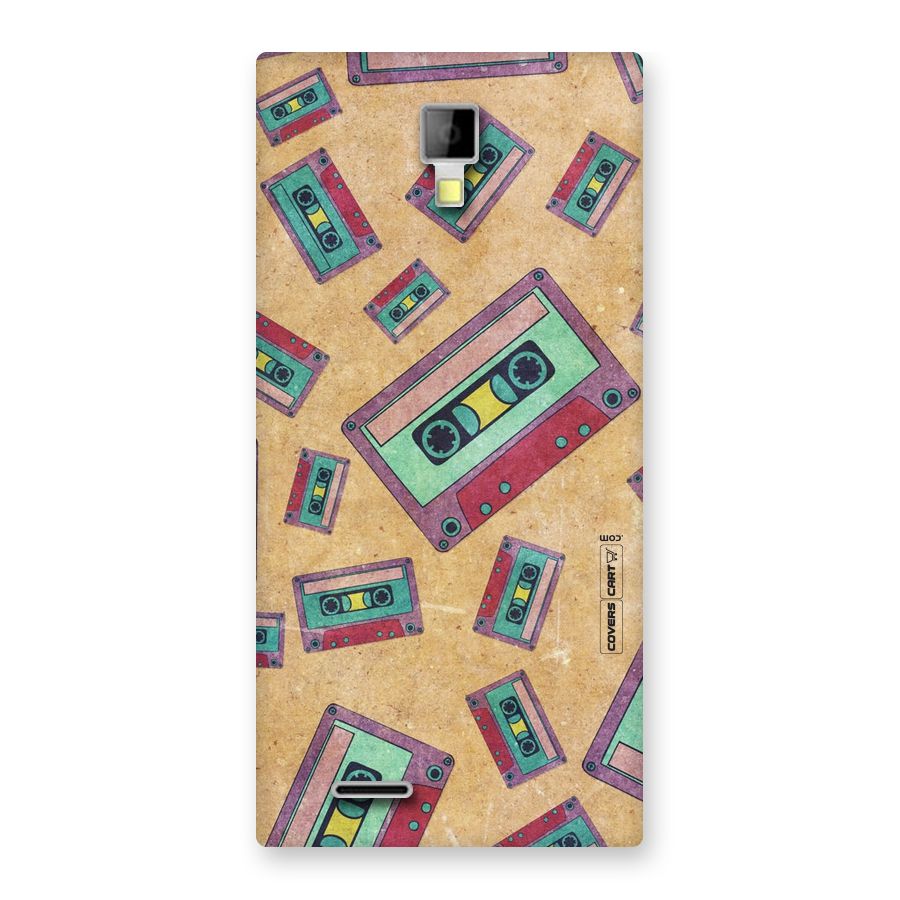 Ancient Cassettes Back Case for Micromax Canvas Xpress A99