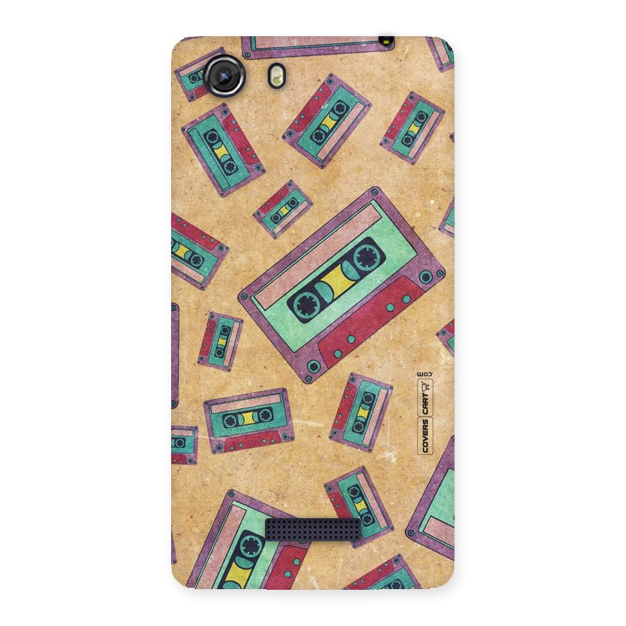 Ancient Cassettes Back Case for Micromax Unite 3